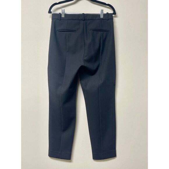 J CREW High Rise Cameron Black Trousers, Flat Front, Sz 6 - Picture 4 of 9